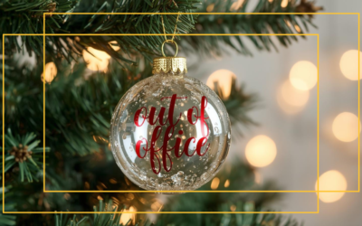 Aankondiging: wij zijn gesloten tijdens de feestdagen.