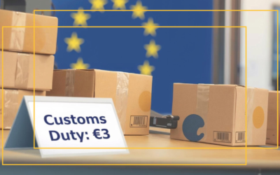 EU voert vaste invoerheffing in op kleine e-commerce zendingen vanaf 1 juli 2026.
